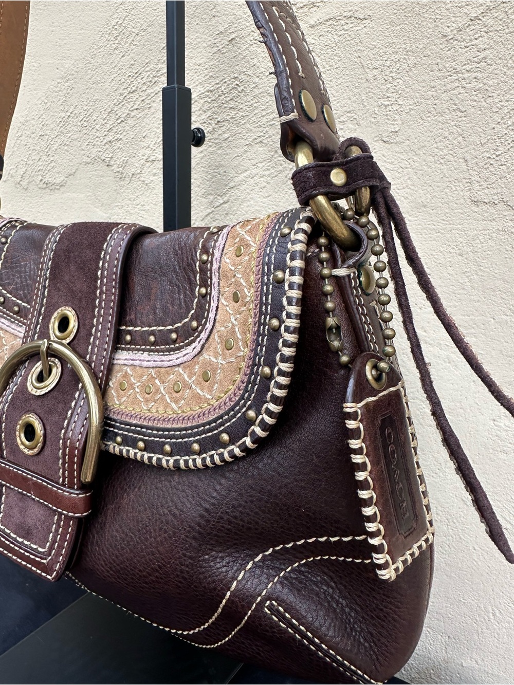 🦣 Y2k/ Vintage Coach Brown Soho Shoulder Bag 10479 🦣 - Picture 2 of 12